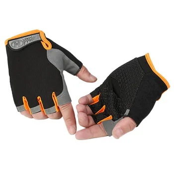 1 пара перчаток на половину пальца для фитнеса, многофункциональные спортивные перчатки для занятий тяжелой атлетикой, бодибилдингом, перчатки для тренажерного зала 2018 Горячие