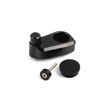 Аксессуары для мотоциклов для Nmax 155 V1 и V2 Крышка кнопки заднего тормоза из алюминиевого сплава черного цвета