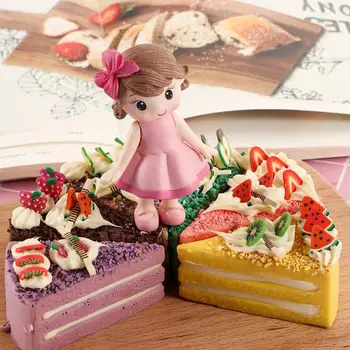 Розовый бантик для девочки, Топпер для торта с Днем рождения маленькой принцессы, детские принадлежности для вечеринок, Розовые подарки для любви