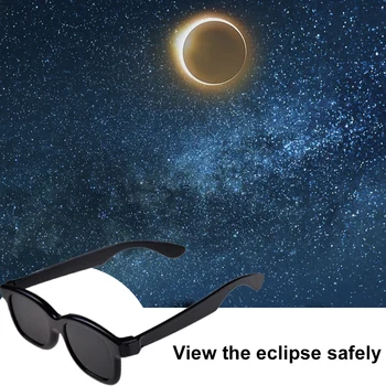 1 шт. очки Eclipse Пластиковые Солнечные очки для наблюдения за затмением Очки для наблюдения за кемпингом на открытом воздухе Пешие прогулки для путешествий Скалолазание