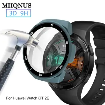 1 шт. противоударная защитная рамка для экрана для Huawei Watch GT 2E Чехол из закаленного стекла для ПК с полным покрытием, защитный чехол для шкалы циферблата