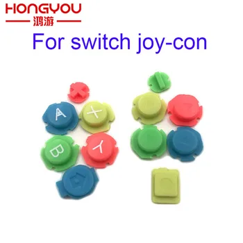10шт Красочных пластиковых кнопок ABXY Directions Keys для Nintendo Switch с правым контроллером Joy-Con