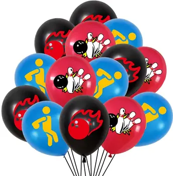 18шт воздушных шариков для боулинга, шар для боулинга, латексный шар для тематической вечеринки, украшения для детского душа, дня рождения