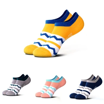 2021 Новые Летние Короткие Носки Тонкие Высококлассные Модные Спортивные Носки На Открытом Воздухе Мягкая Дышащая Повседневная Одежда С Волнистым Рисунком, Соответствующие Цвету