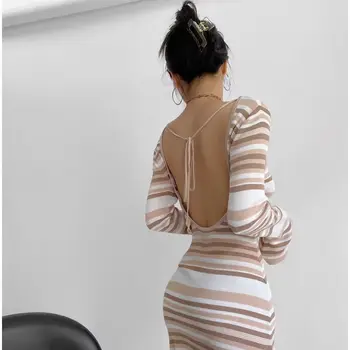 2023 05 Совершенно новое весенне-летнее женское сексуальное платье из полиэстера, верхняя одежда, женская одежда