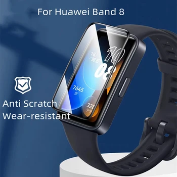 3D изогнутое закаленное стекло для Huawei Band 8, смарт-ремешок для часов, Защитная пленка для экрана для Huawei Band 7, Band 8, Band 6, Защитное стекло