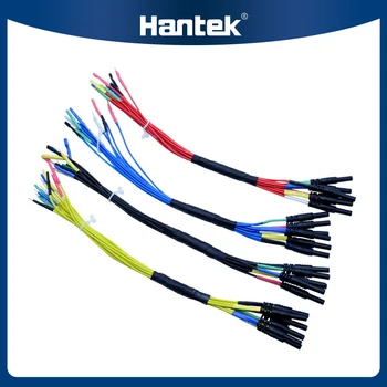6-ходовые Универсальные Выводные провода Hantek HT306 для диагностики автомобильных осциллографов 4 размера 0,6 мм, 1,5 мм, 2,3 мм и 2,8 мм