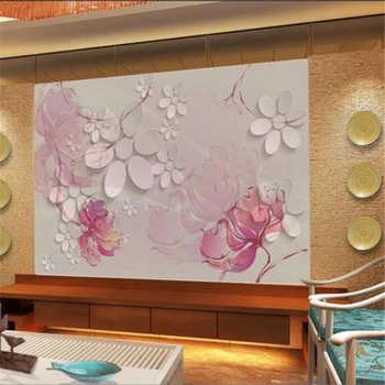 beibehang Обои на заказ 3d фотообои Розы мечты Фон для гостиной Фон для настенной росписи papel de parede 3d обои