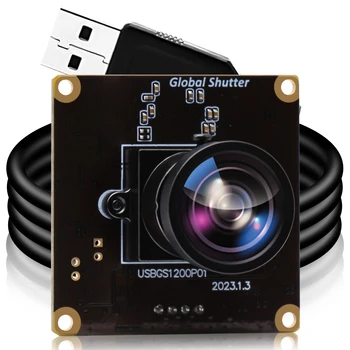 ELP широкоугольная USB-камера с глобальным затвором 1200 P 1080 P 90 кадров в секунду высокоскоростной модуль мини-веб-камеры с бесплатным драйвером цветная видеокамера