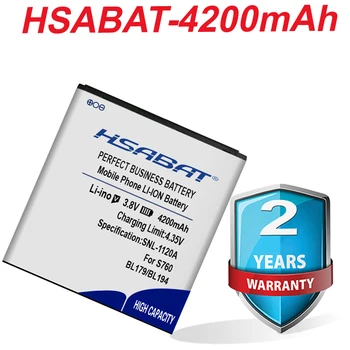 HSABAT BL179 / BL194 Аккумулятор емкостью 4200 мАч для Lenovo A780 A660 A288T A520 A790E A560E A698T S760