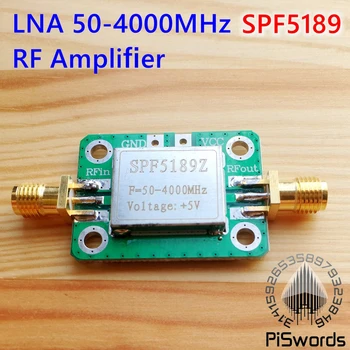 PISWORDS LNA 50-4000 МГц SPF5189 NF = 0,6 дБ Плата Фильтра Сигнала Радиочастотного Усилителя для Платы Радиомодуля FM HF VHF/UHF Ham SDR