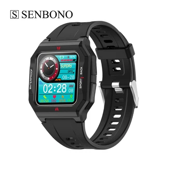 SENBONO FT10 Смарт-Часы Мужские IP68 Водонепроницаемый Пульсометр Фитнес-Трекер Спортивные Bluetooth 5,0 Умные Часы для Android iOS