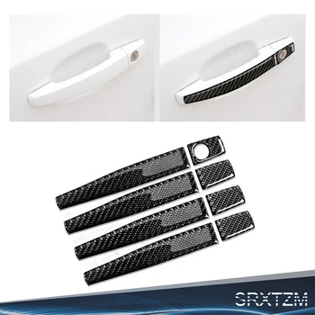 SRXTZM Крышка дверной ручки автомобиля из углеродного волокна, декоративная отделка, Защитная крышка дверной ручки автомобиля для Chevrolet Cruze 2009-2015