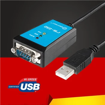 USB-RS232 COM-Порт Последовательный DB9-Контактный Кабель-Адаптер Чипсет FTDI232 для Windows 7 8.1 XP Vista Mac OS USB RS232 COM Магнитное Кольцо