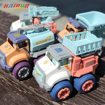 Автомобильные игрушки для ребенка 1 года, инженерный грузовик, инерционный фрикционный автомобиль, развивающая игрушка для раннего обучения детей, подарок на день рождения