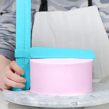 Большое Регулируемое Кухонное Поворотное устройство для выравнивания сахара Инструменты для украшения торта из пищевого пластика DIY Инструмент для торта Кухонные Принадлежности