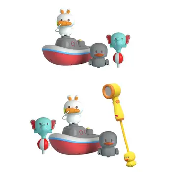 Водяной насос с ручным душем Летняя игрушка для воды Разбрызгиватель для ванны Интерактивная игрушка для ванны Игрушка для ванны для девочек Мальчиков и детей