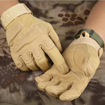Военные уличные Тактические перчатки, Армейские спортивные Страйкбольные перчатки, Мужские Велосипедные перчатки для стрельбы на открытом воздухе, Охотничьи Противоскользящие рукавицы без пальцев