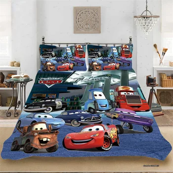 Декоративный комплект постельного белья с героями мультфильмов Disney 3D Цифровая печать Домашний Текстиль для спальни Стеганое Одеяло Наволочка