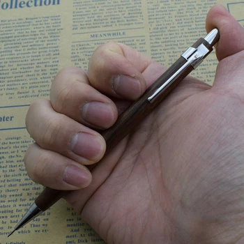 Деревянный Автоматический карандаш ручной работы с заострением 0,5 мм, Натуральная Ручка из орехового дерева, Письменные принадлежности, Школьные Канцелярские принадлежности