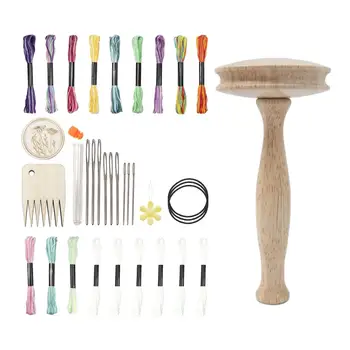 Деревянный гриб для штопки, Сделай САМ, Бытовой Портативный Набор инструментов для шитья в форме гриба, Принадлежности для штопки, Набор для шитья носков, Сумок, одежды