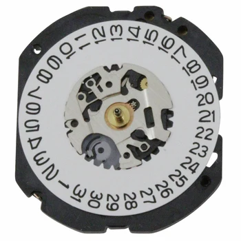 Детали для часов VS37 VS37A Механизм Механизм с подсветкой Аксессуары для часов Механизм с 3-значным календарем (1 шт.)