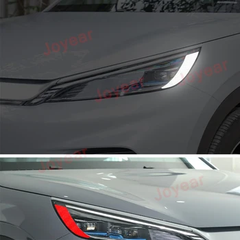Для BYD Atto 3 Yuan Plus EV 2022 Автомобильные Фары Светоотражающие Наклейки Для Защиты От столкновений Декоративные Персонализированные Аксессуары Для Экстерьера