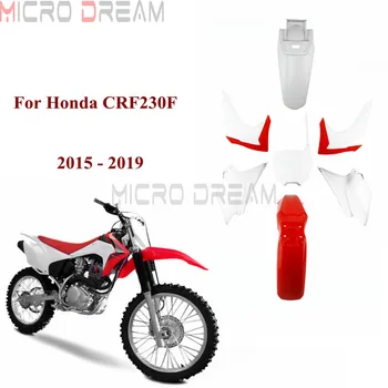 Для Honda CRF230F 2015-2019 CRF Комплект Обтекателей Кузова Мотоцикла Переднее Заднее Крыло Кожухи Радиатора Боковые Панели Передний Номерной Знак