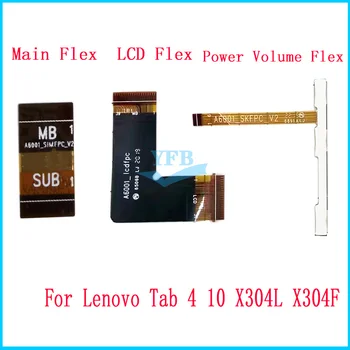 Для Lenovo Tab 4 10x304 TB-X304F X304F X304L Включение-Выключение Питания Увеличение-Уменьшение громкости Гибкая Основная плата Материнская плата Подключение ЖК-дисплея Гибким кабелем