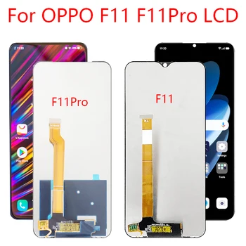 Для OPPO F11 F 11 LCD CPH1913 Сенсорный Экран Дисплея + Рамка Дигитайзер В сборе Для OPPO F11 pro CPH1969 Дисплей 6,53