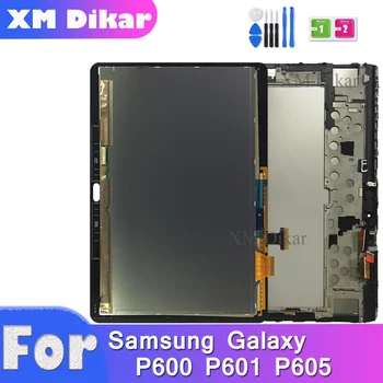Для Samsung Galaxy Note 10.1 SM-P600 P601 P605 P600 ЖК-дисплей с сенсорным экраном В сборе для P600 P605 С рамкой или без рамки