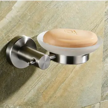Европейский креативный круглый держатель для мыла из нержавеющей стали 304, подвесной ящик для мыла в ванной