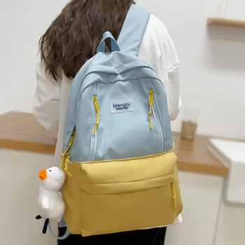 Женский Модный Водонепроницаемый рюкзак для колледжа Новая Модная Женская Нейлоновая Школьная сумка для ноутбука Cool Leisure Lady Cute Girl Travel Book Bag