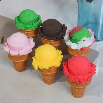 Имитационная модель стаканчика для мороженого с шариком поддельный рожок украшение стаканчика для мороженого домашние игрушки для детей
