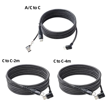 Кабель зарядного устройства для локтя Type C/от USB до Type C, кабель для зарядки игровой консоли, предотвращающий поломку, замена паровой палубы