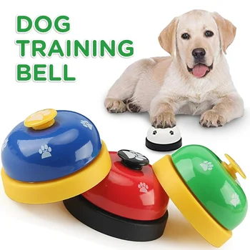 Колокольчик для дрессировки собак, звенящий звонок, зуммер для дрессировки кошек, щенков и собак, набор для тренировки памяти домашних животных 