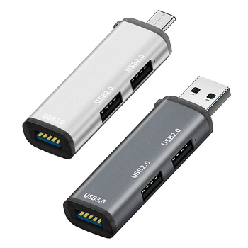 Концентратор USB 3.0 Type C USB Hub 2.0 Multi USB Splitter Hub Используйте адаптер питания с 3 портами Multiple Expander 2.0 USB 3.0 Hub для ПК ноутбука
