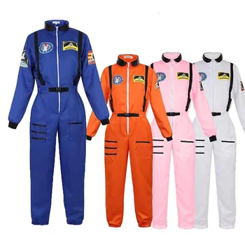 Костюм астронавта, взрослый космический костюм для мужчин, женские костюмы для ролевых игр, комбинезон для космонавтов, комбинезон