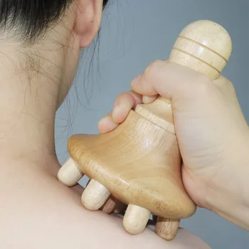 Массажный инструмент для деревообработки Лимфодренажный массажер, Антицеллюлитный ролик для массажа фасций всего тела, облегчающий мышечные боли во всем теле