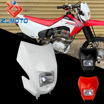 Обтекатель Фары Мотоцикла Для Honda CRF230F CRF150F CRF250R CRF450R CRF450L 2015-2020 Enduro Dirt Bike Маска Передней Фары