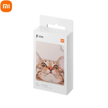 Оригинальная бумага для карманного принтера Xiaomi, самоклеящиеся листы для фотопечати ZINK Для 3-дюймового мини-карманного фотопринтера Xiaomi, только бумага