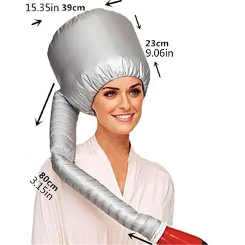 Портативная мягкая шапочка для сушки волос, женская шапочка с капюшоном, фен для домашней парикмахерской, Регулируемый аксессуар