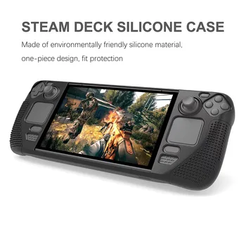 Применяется к силиконовому защитному мягкому рукаву портативного устройства Valve Steam dak. Аксессуары Steam dak предотвращают столкновения и