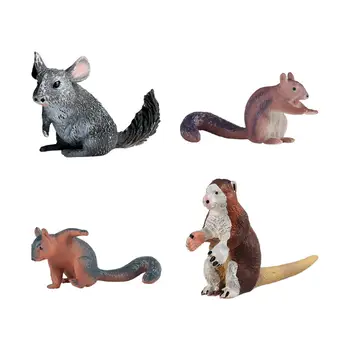 Реалистичные фигурки диких животных для подарка на день рождения малышам, домашний декор для малышей