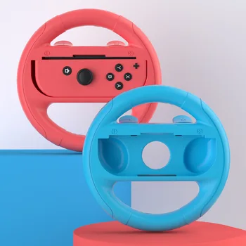 Рулевые колеса для Nintendo Switch и OLED-джойконов, гоночные колеса для Mario Kart 8, аксессуары для крепления Joy-con Deluxe