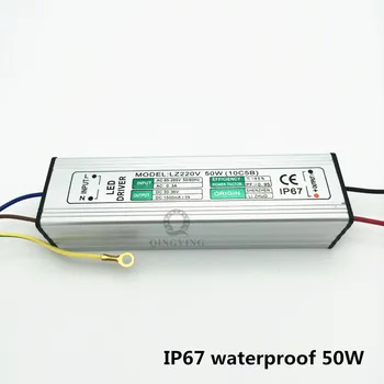 светодиодный драйвер мощностью 50 Вт для чипа led grow мощностью 50 Вт, IP67 водонепроницаемый, DC20-36V, DC1500MA, источник питания постоянного тока