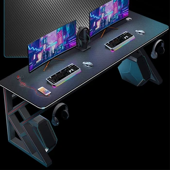 Современные настольные киберспортивные столы из углеродного волокна для офисной мебели, компьютерный стол класса люкс, Высококлассный домашний игровой стол