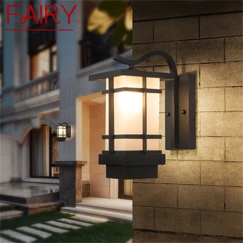 Современный светодиодный настенный светильник FAIRY, уличное бра, водонепроницаемое внутреннее освещение для веранды, балкона, прохода во внутренний двор виллы.
