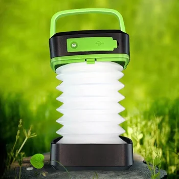 Солнечный наружный светильник, Водонепроницаемый Складной Портативный походный светильник, три режима освещения для палатки, рыбалки, кемпинга, солнечного освещения на открытом воздухе