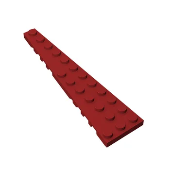 Строительные блоки, совместимые с LEGO 47397 Клин, пластина 12 x 3 слева Технические аксессуары MOC, Набор деталей для сборки кирпичей своими руками
